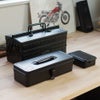 東洋スチールのツールボックス(TOOLBOX)日本製の工具箱！道具入れとしても収納箱としても！STEELTOOLBOXSTORAGEst-350DOUBLELAYERTYPE送料無料