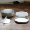 アルミ弁当箱・小判型L丸型内フタ付第一アルミニウム