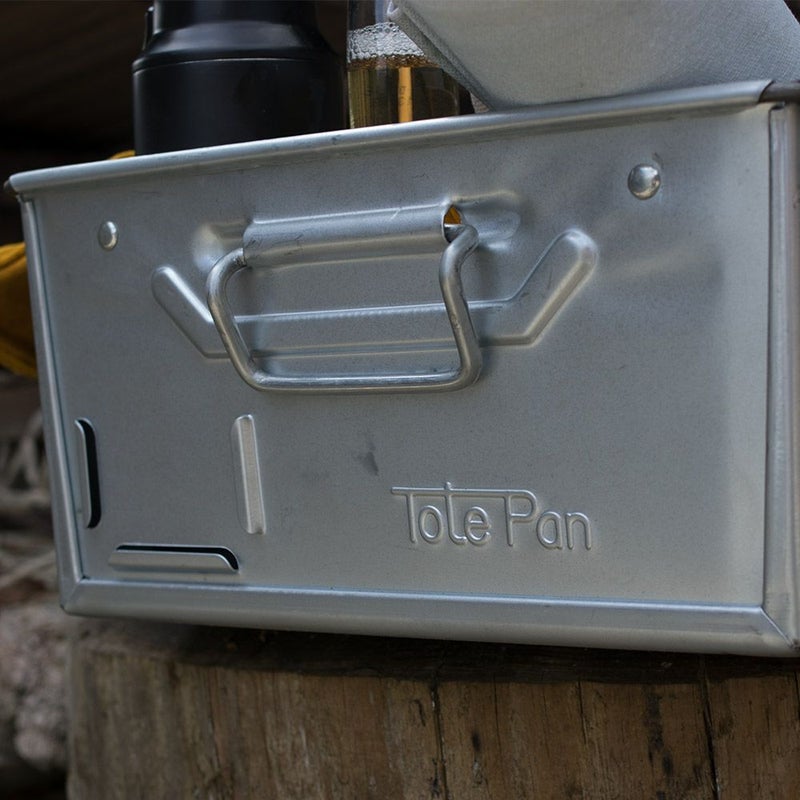 TOTEPANMetalTotePanTP3Lサイズトートパンスチールガーデニングキャンプアウトドア薪入れ
