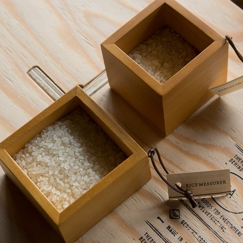 ライスメジャー一合升技物専科イブキクラフト木製