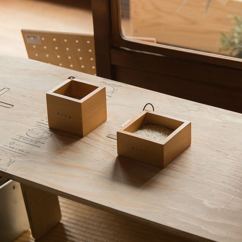 ライスメジャー一合升技物専科イブキクラフト木製