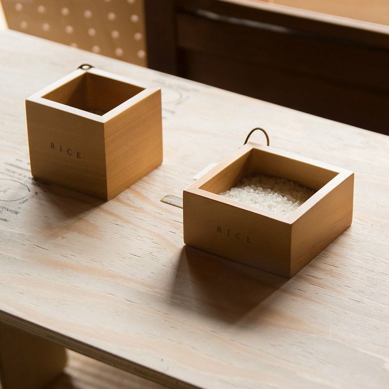 ライスメジャー一合升技物専科イブキクラフト木製