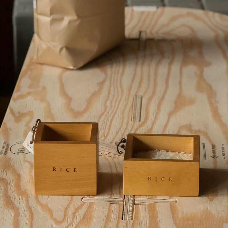 ライスメジャー一合升技物専科イブキクラフト木製