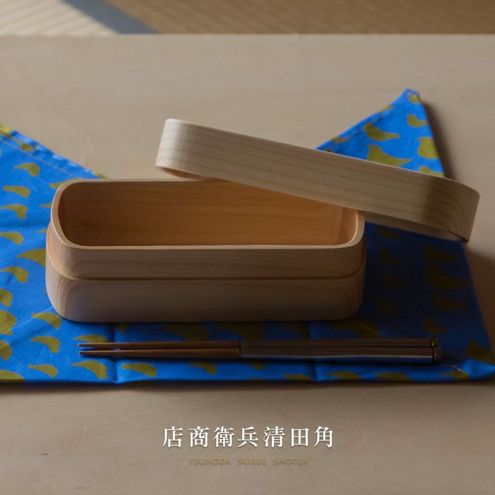 角田清兵衛商店紀州桧弁当箱くりぬき520mlTypeS-4