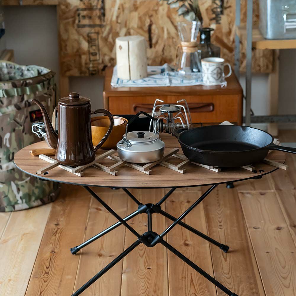 鍋敷き日本製オリジナルシリーズ木製ウッドおしゃれFlexPotStandポットスタンド敷物伸縮なべしきコースターサステナブル