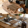 鍋敷き日本製オリジナルシリーズ木製ウッドおしゃれFlexPotStandポットスタンド敷物伸縮なべしきコースターサステナブル