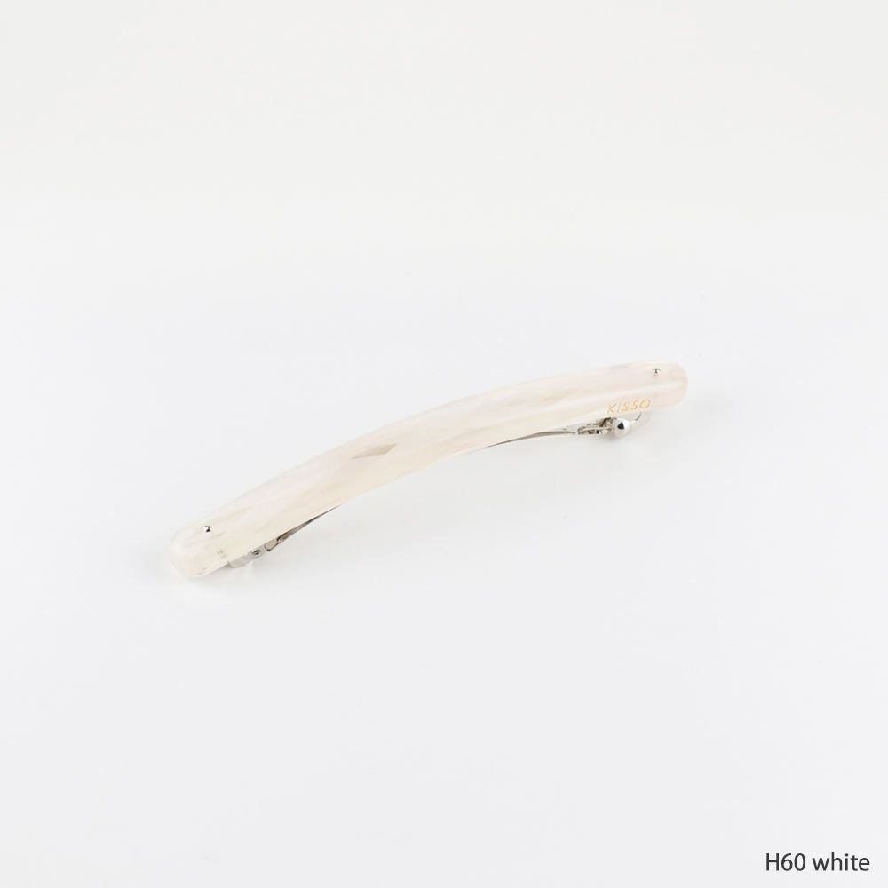 KISSOBarretteバレッタ日本製ヘアアクセサリー大きめ10.8cmおしゃれギフトプレゼント