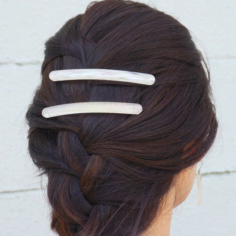 KISSOBarretteバレッタ日本製ヘアアクセサリー大きめ10.8cmおしゃれギフトプレゼント