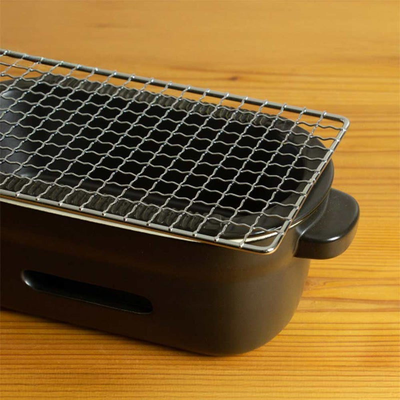 かもしか道具店陶の炭火コンロ角日本製耐熱陶器調理器具コンパクト