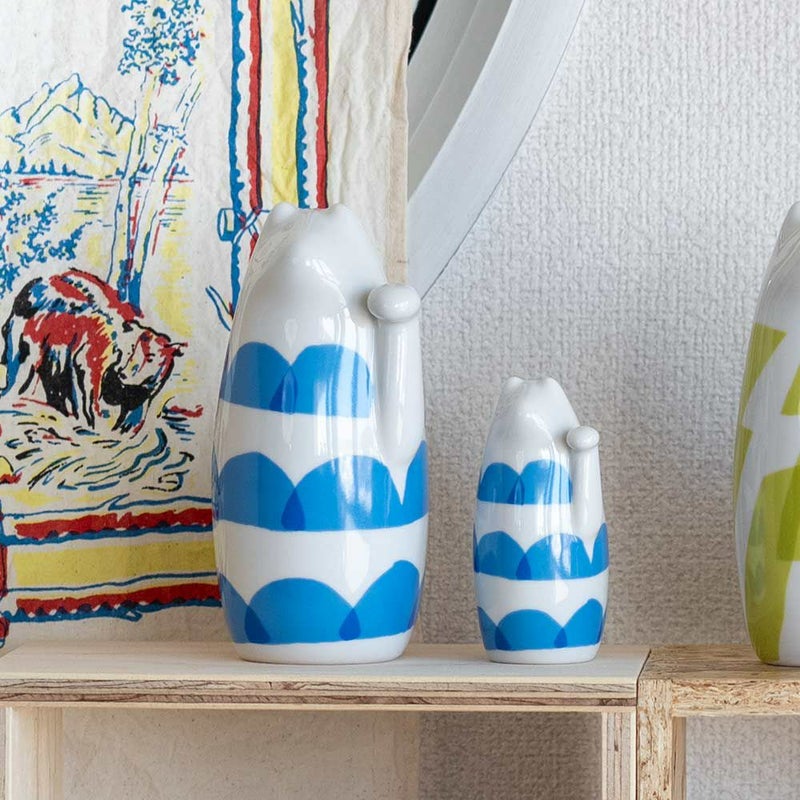 SETOMANEKI＆MASARUSUZUKI招き猫SETOMANEKI鈴木マサルコラボ北欧瀬戸焼インテリア縁起物ギフト日本製