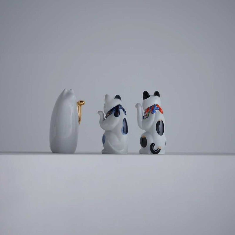 SETOMANEKI＆MASARUSUZUKI招き猫SETOMANEKI鈴木マサルコラボ北欧瀬戸焼インテリア縁起物ギフト日本製