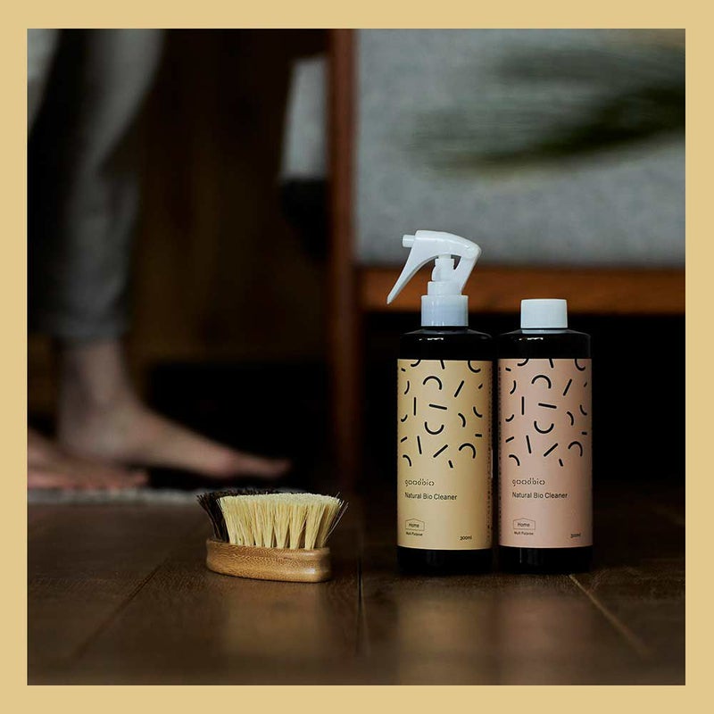 goodbioグッドバイオマルチクリーナースプレー濃縮原液浄化作用酵素弱アルカリ性尾賀亀微生物枯草菌分解皮脂油脂日本製常在菌