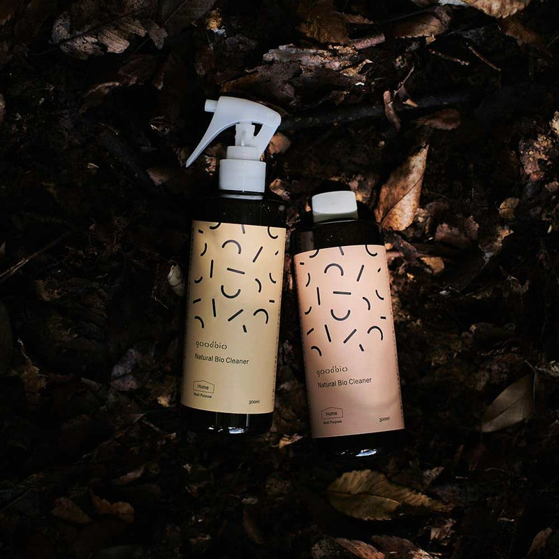 goodbioグッドバイオマルチクリーナースプレー濃縮原液浄化作用酵素弱アルカリ性尾賀亀微生物枯草菌分解皮脂油脂日本製常在菌