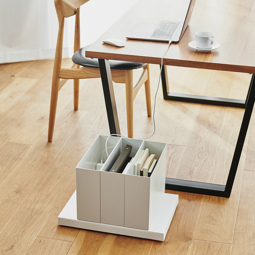 プラットフォームPlatformtidyティディキャスター付き平台車軽量静音荷台360度台車スムーズブラウングレーホワイトトレイトレーワゴンキャリーシンプル