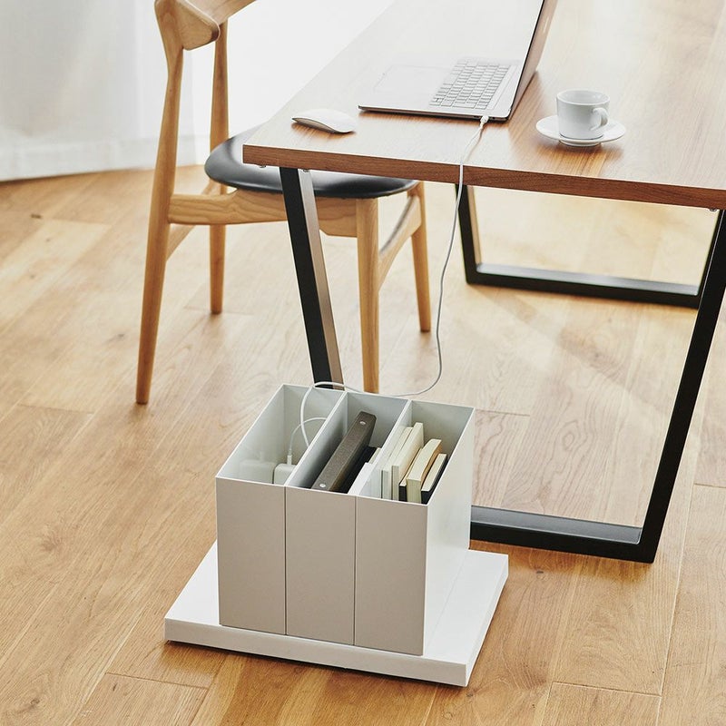 プラットフォームPlatformtidyティディキャスター付き平台車軽量静音荷台360度台車スムーズブラウングレーホワイトトレイトレーワゴンキャリーシンプル