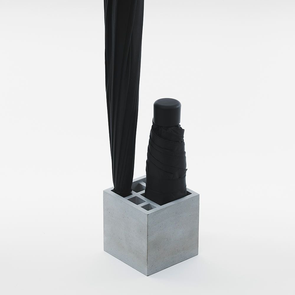 スプラッシュスクエアモルタルSPLASHSquareMortar+dプラスディー日本製傘立てかさたてアンブレラスタンド長傘折りたたみ傘日傘玄関収納スリム省スペースシンプル