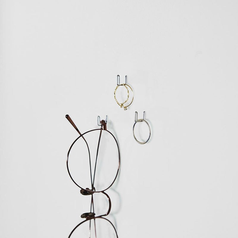 プリ（フックピン・3個入）Pli3pcsHookPin日本製+dシルバーブラックゴールド押しピン画鋲フック小さい目立たないアクセサリー鍵ステンレスシンプル頑丈1kghconcept