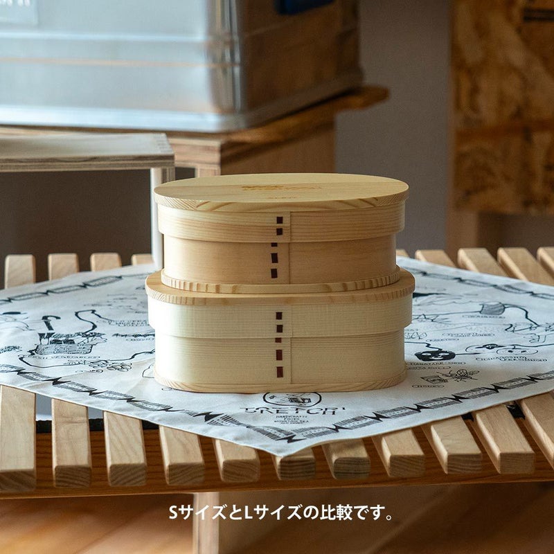 ANDNUTWAPPABENTOBOXver,2Lサイズ曲げわっぱ&NUT