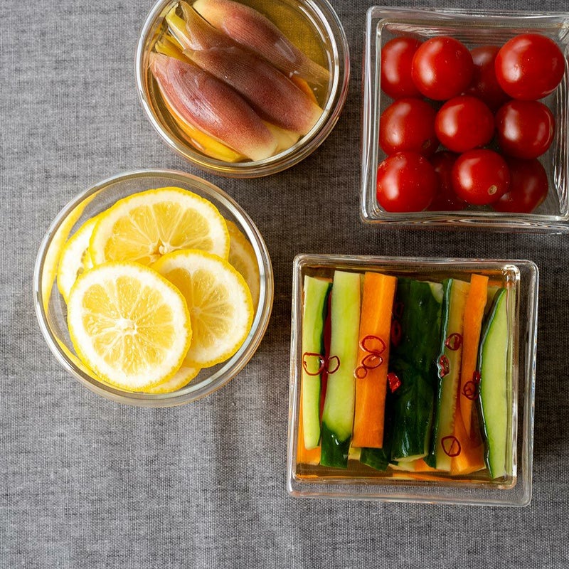 木村硝子店ベジマルベジカク保存容器ガラス容器タッパー作り置きクリア容器作り置き常備菜ピクルス