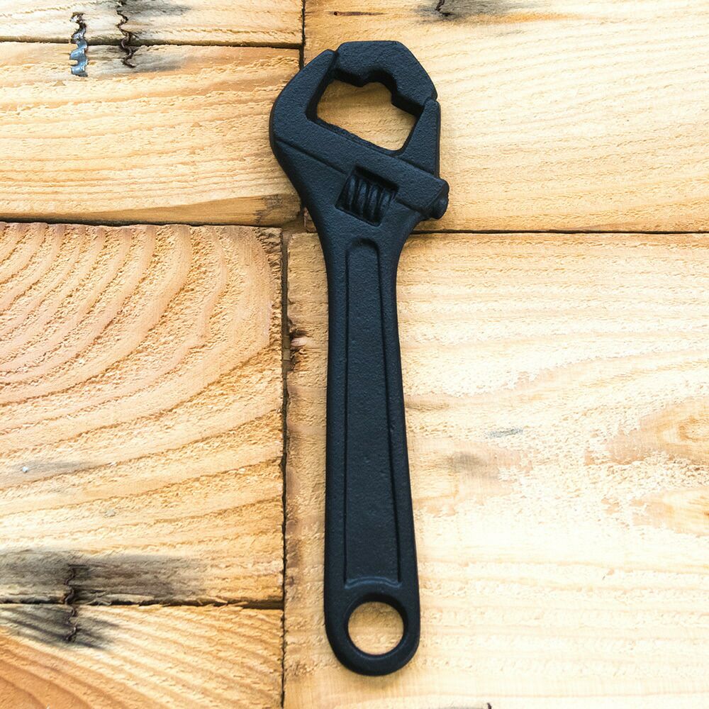 栓抜アイアンモチーフスパナ鉄製瓶ビール