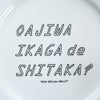 お皿ロゴ入りプレートDISHOFCONSIDERATION８寸皿ワンプレート＆NUTおさら食器おしゃれデザイン
