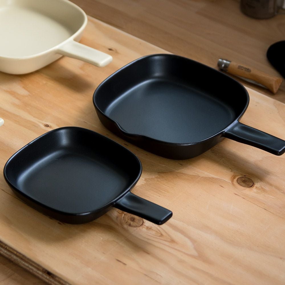 TOOLSBAKEPANベイクパンSサイズ蓋付ツールズアウトドア四角キャンプグランピングベランピングイブキクラフト伊吹クラフト陶器製日本製