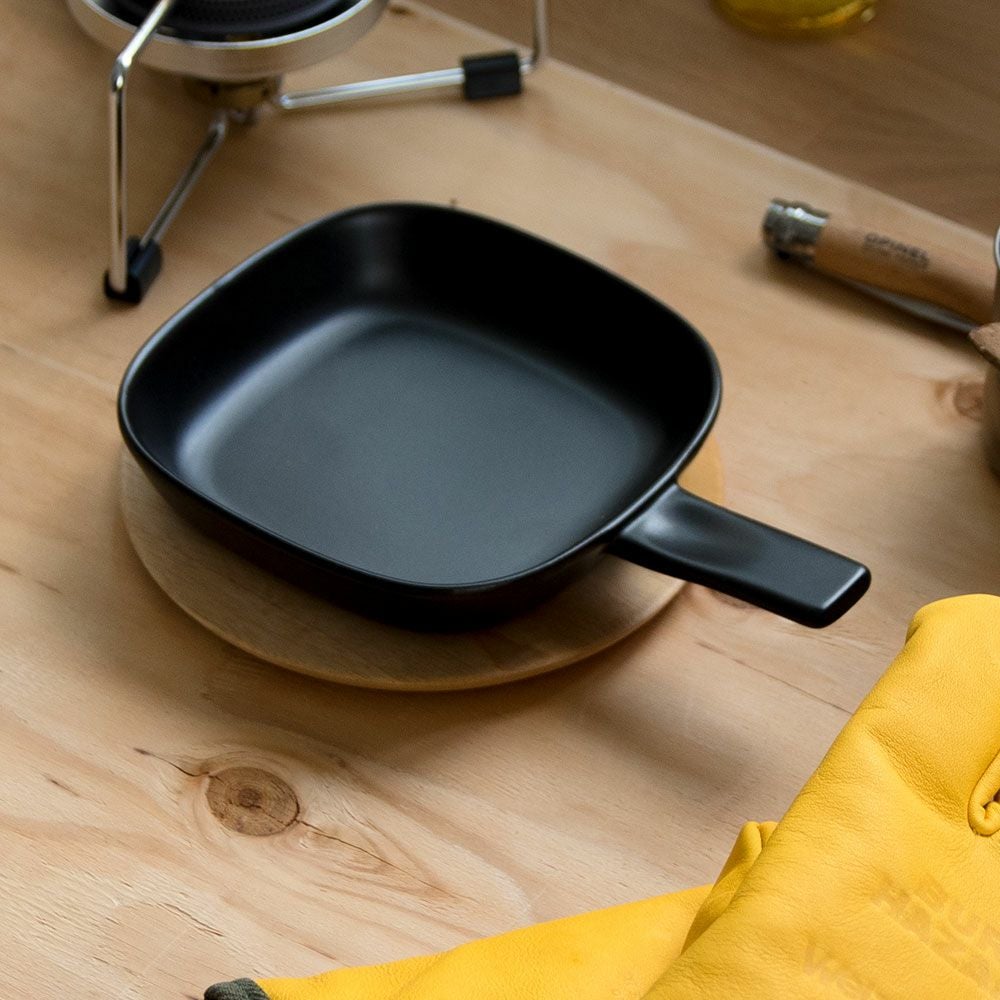 TOOLSBAKEPANベイクパンSサイズ蓋なしツールズアウトドア四角キャンプグランピングベランピングイブキクラフト伊吹クラフト陶器製日本製