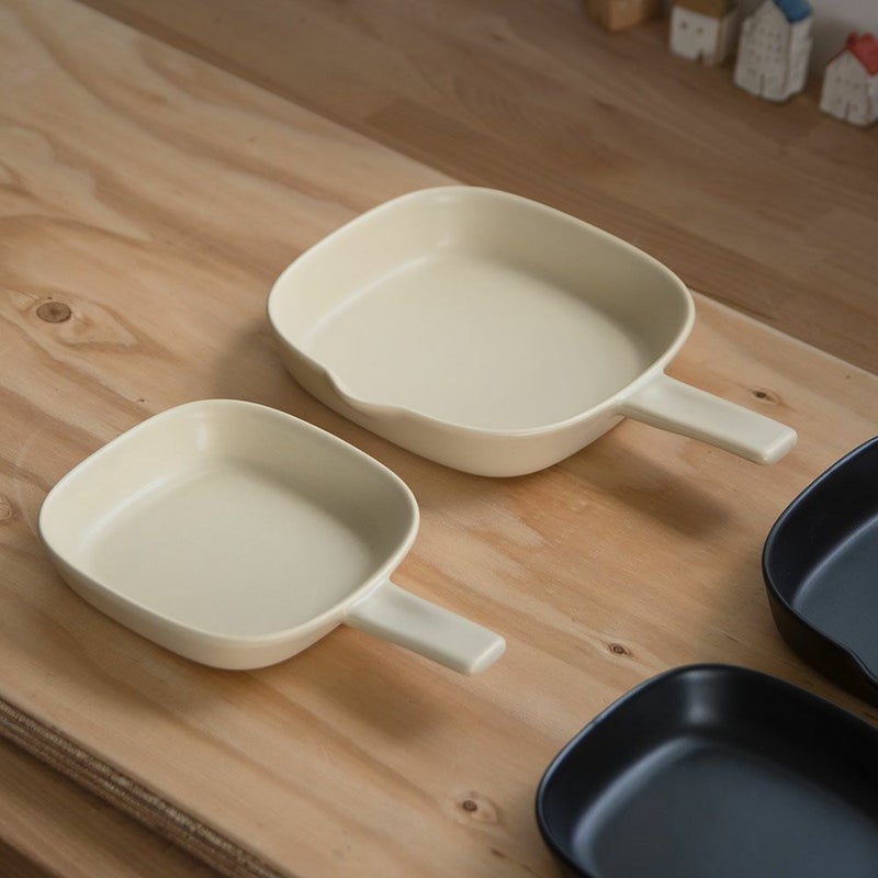 TOOLSBAKEPANベイクパンSサイズ蓋なしツールズアウトドア四角キャンプグランピングベランピングイブキクラフト伊吹クラフト陶器製日本製