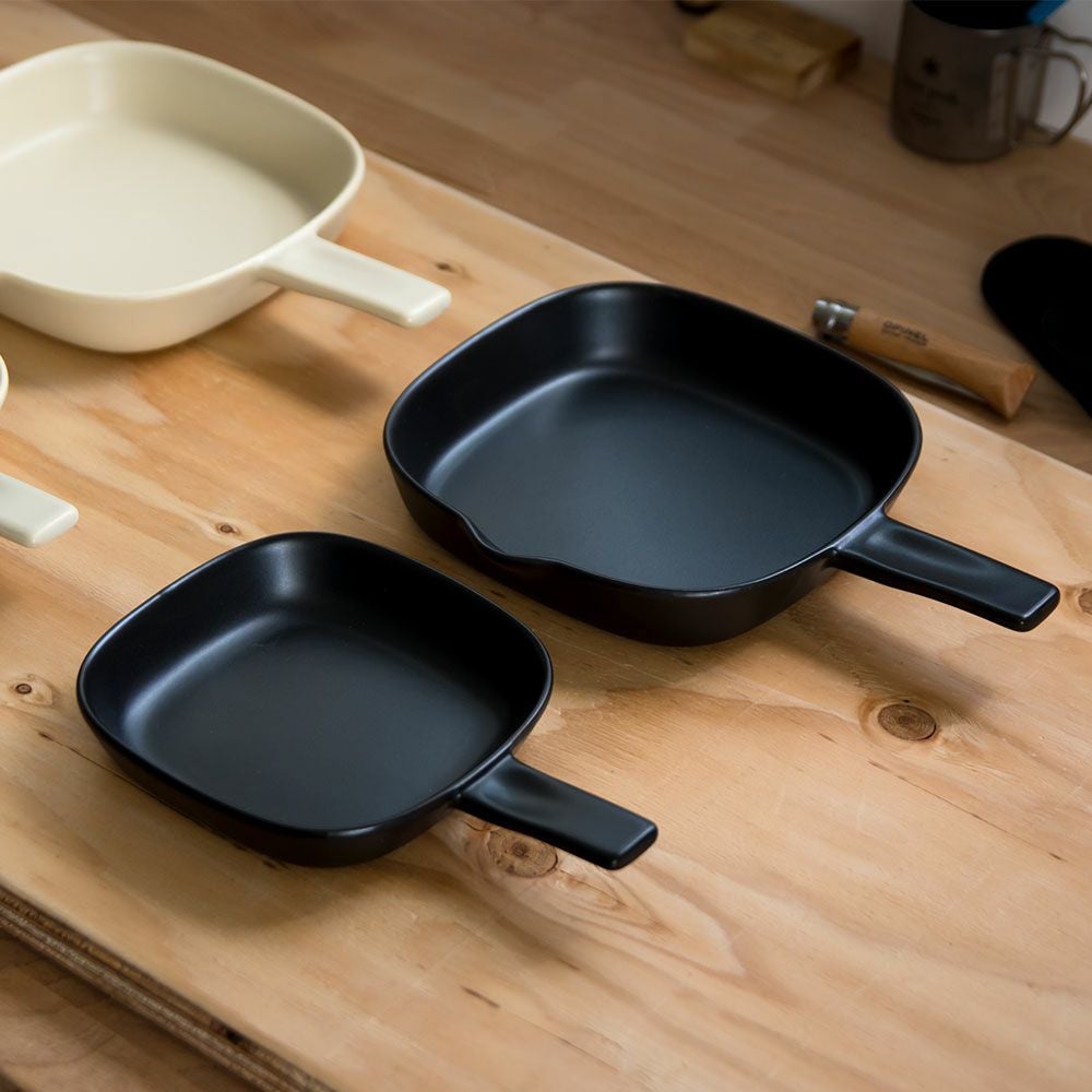 TOOLSBAKEPANベイクパンSサイズ蓋なしツールズアウトドア四角キャンプグランピングベランピングイブキクラフト伊吹クラフト陶器製日本製