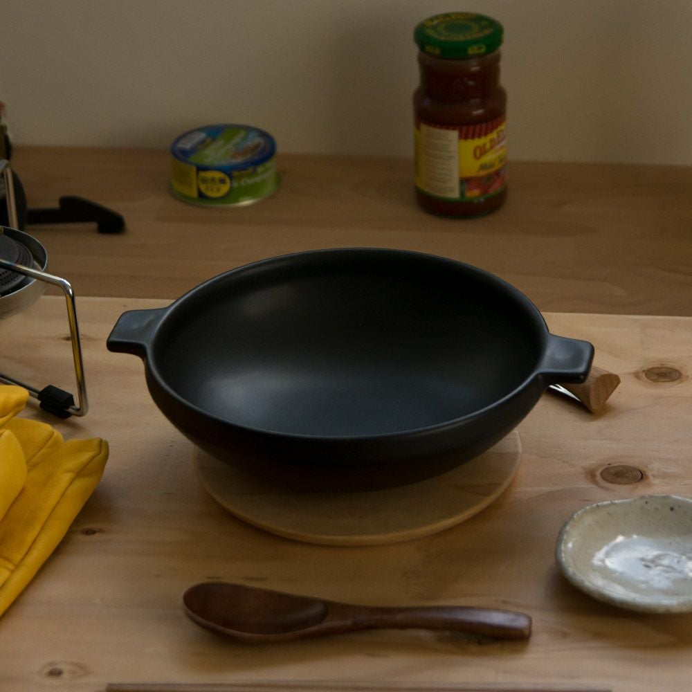 TOOLSSOUPPANスープパンツールズアウトドア小型なべ鍋キャンプグランピングベランピングイブキクラフト伊吹クラフト陶器製日本製