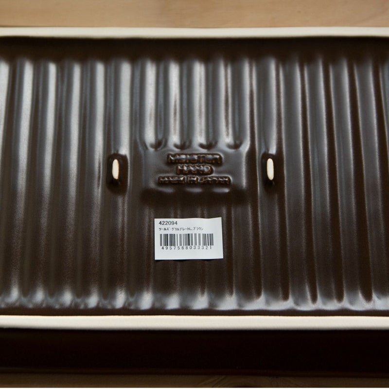 TOOLSグリルプレートLサイズツールズアウトドア焼き魚キャンプグランピングベランピングイブキクラフト伊吹クラフト陶器製日本製