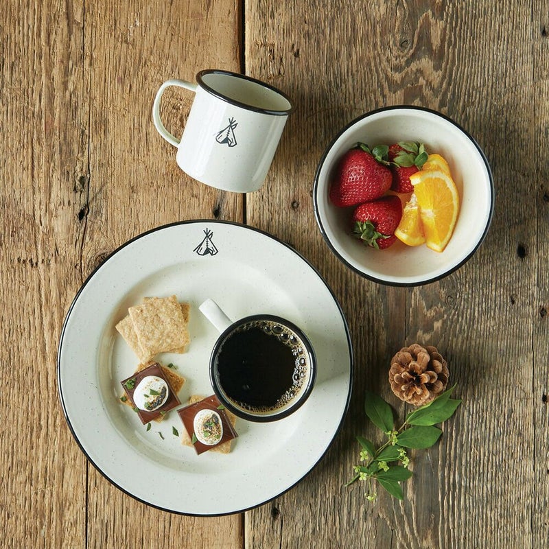 ペンドルトンPENDLETONキャンプエナメルセットXW713PENDLETONCAMPENAMELWEREマグカップディナープレートボウル食器6点set