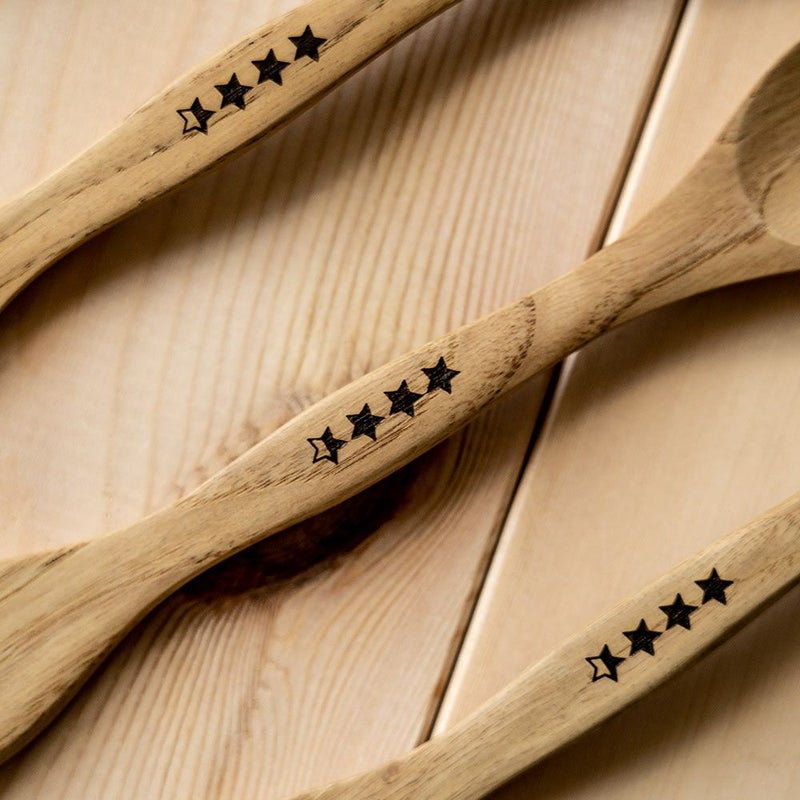 ウッデンキャンプスポークWOODENCAMPSPORK4Pセット&NUTアウトドアスプーンフォークカトラリー