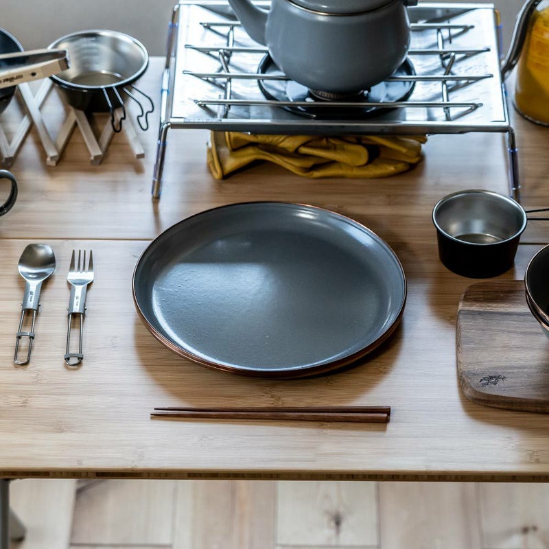 BAREBONESエナメルプレート2個セットベアボーンズアウトドアキャンプお皿