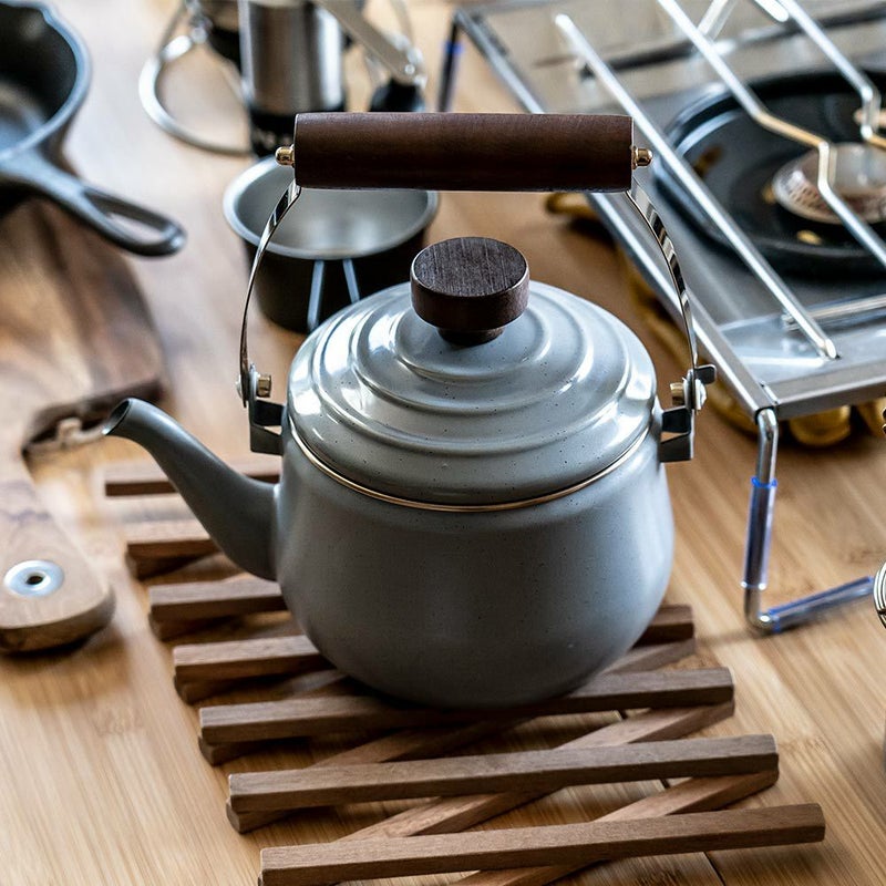 BAREBONESベアボーンズエナメルティーポットアウトドアキャンプやかんケトル