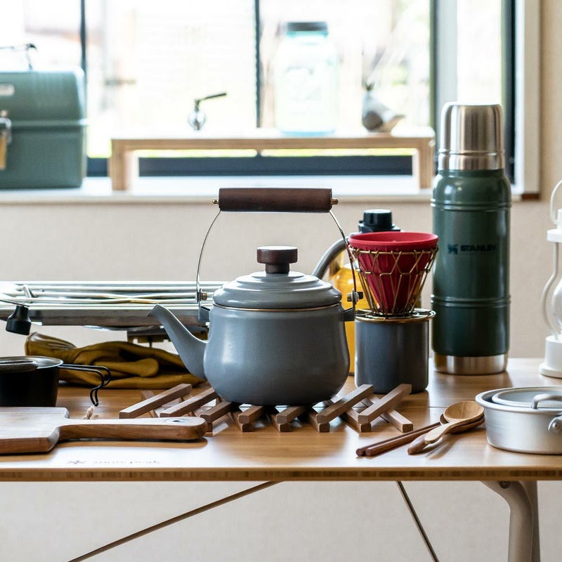 BAREBONESベアボーンズエナメルティーポットアウトドアキャンプやかんケトル