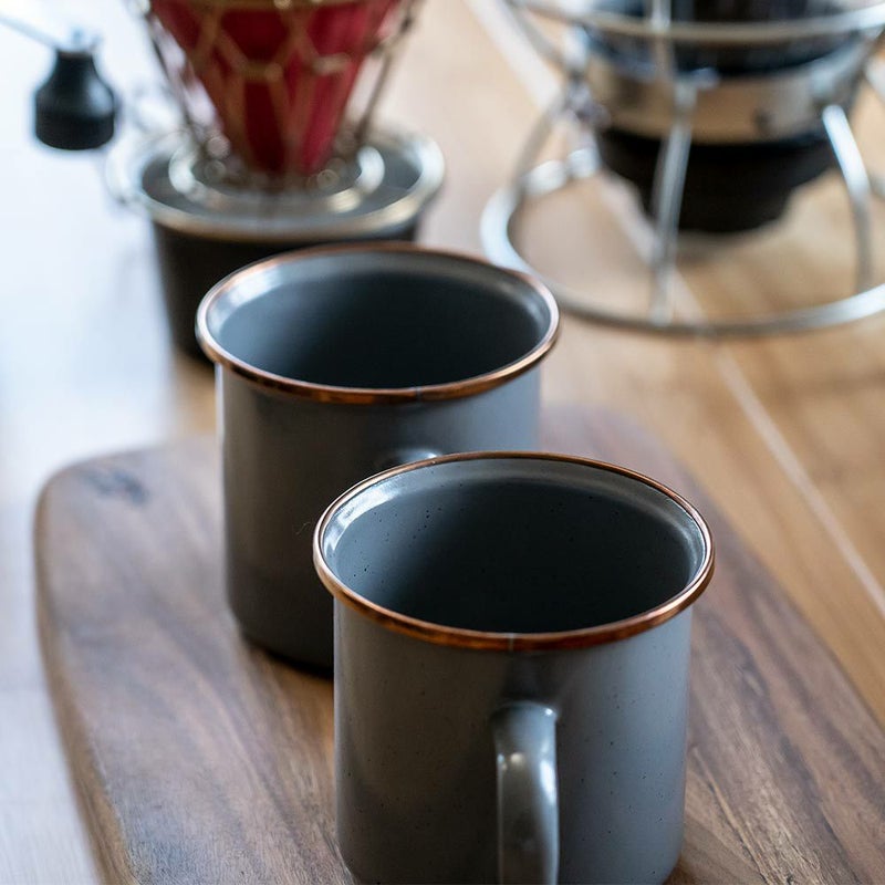 BAREBONESエナメルカップ2個セットベアボーンズアウトドアキャンプマグカップ