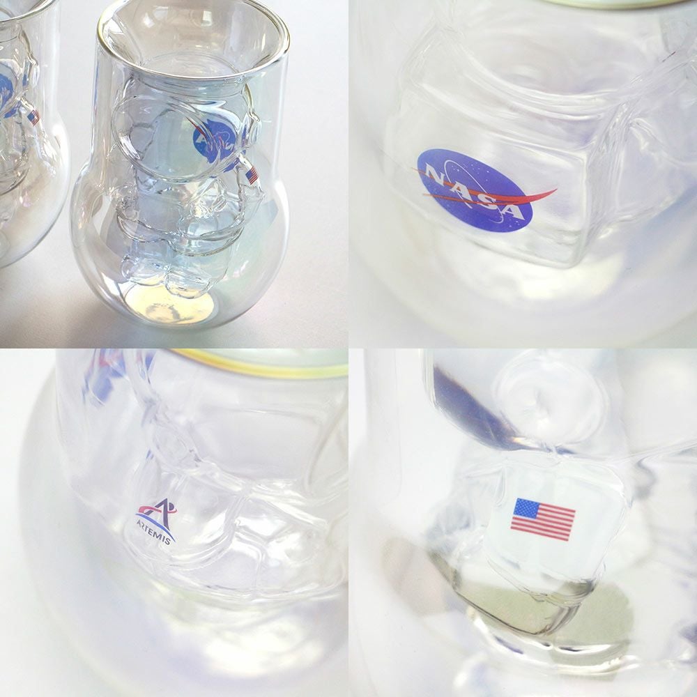 NASAAstronautDoubleWallGlassesナサアストロノーツダブルウォールグラス