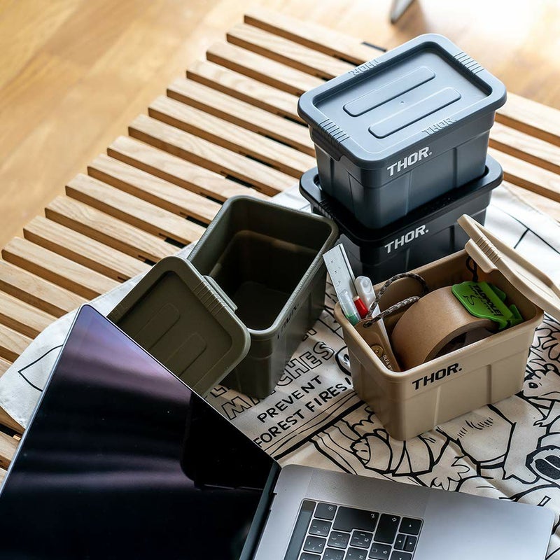 ThorMiniTotesWithLid卓上コンテナボックス収納