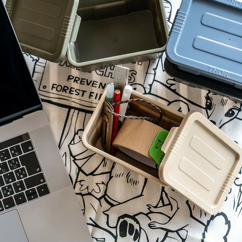 ThorMiniTotesWithLid卓上コンテナボックス収納