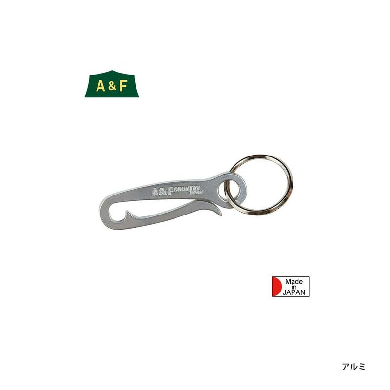 キーリングキーホルダーA&FUフッククリップエイアンドエフ