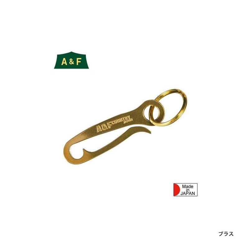 キーリングキーホルダーA&FUフッククリップエイアンドエフ