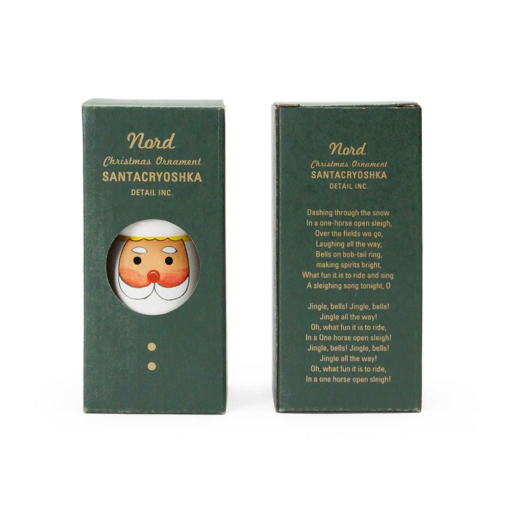 SANTACRYOSHKANORDマトリョーシカサンタクロースクリスマスDETAILオブジェ北欧