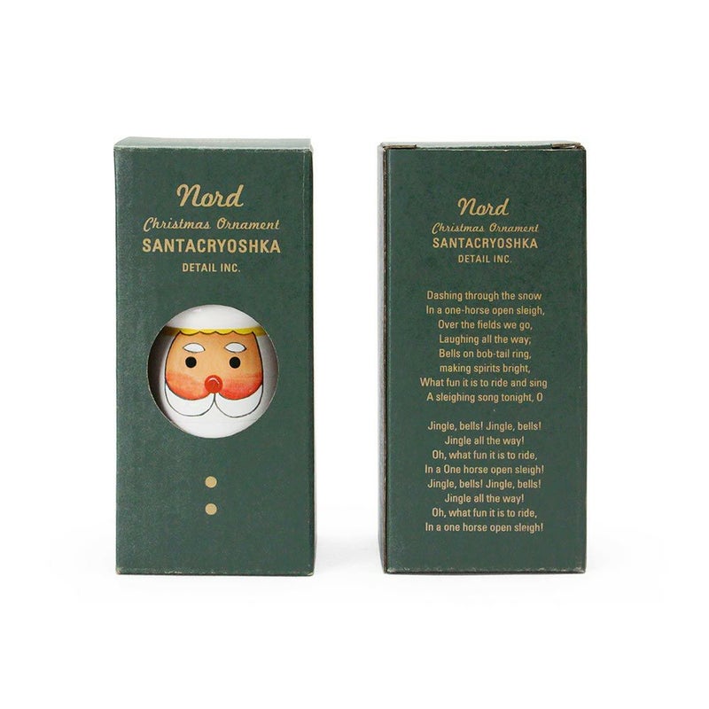 SANTACRYOSHKANORDマトリョーシカサンタクロースクリスマスDETAILオブジェ北欧