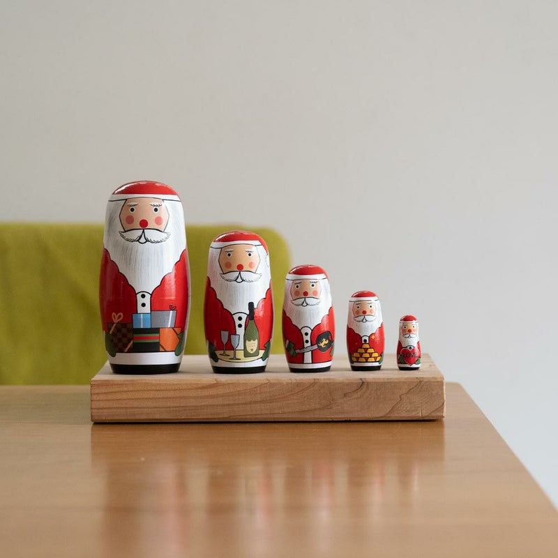 SANTACRYOSHKALOVEマトリョーシカサンタクロースクリスマスDETAILオブジェ北欧