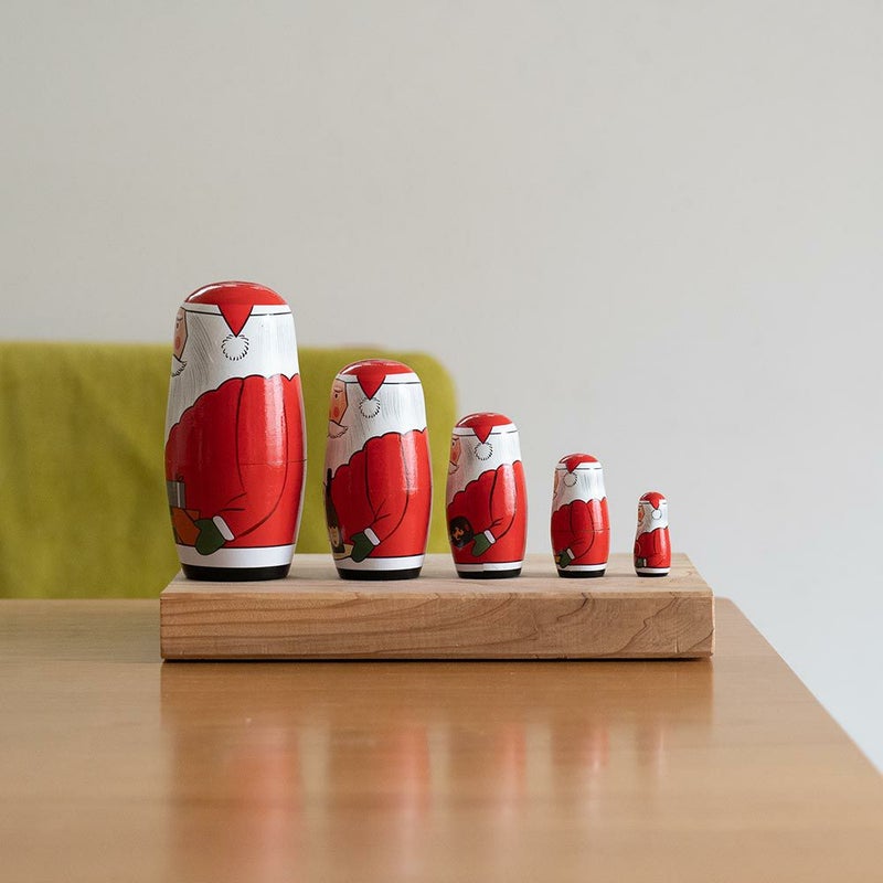 SANTACRYOSHKALOVEマトリョーシカサンタクロースクリスマスDETAILオブジェ北欧