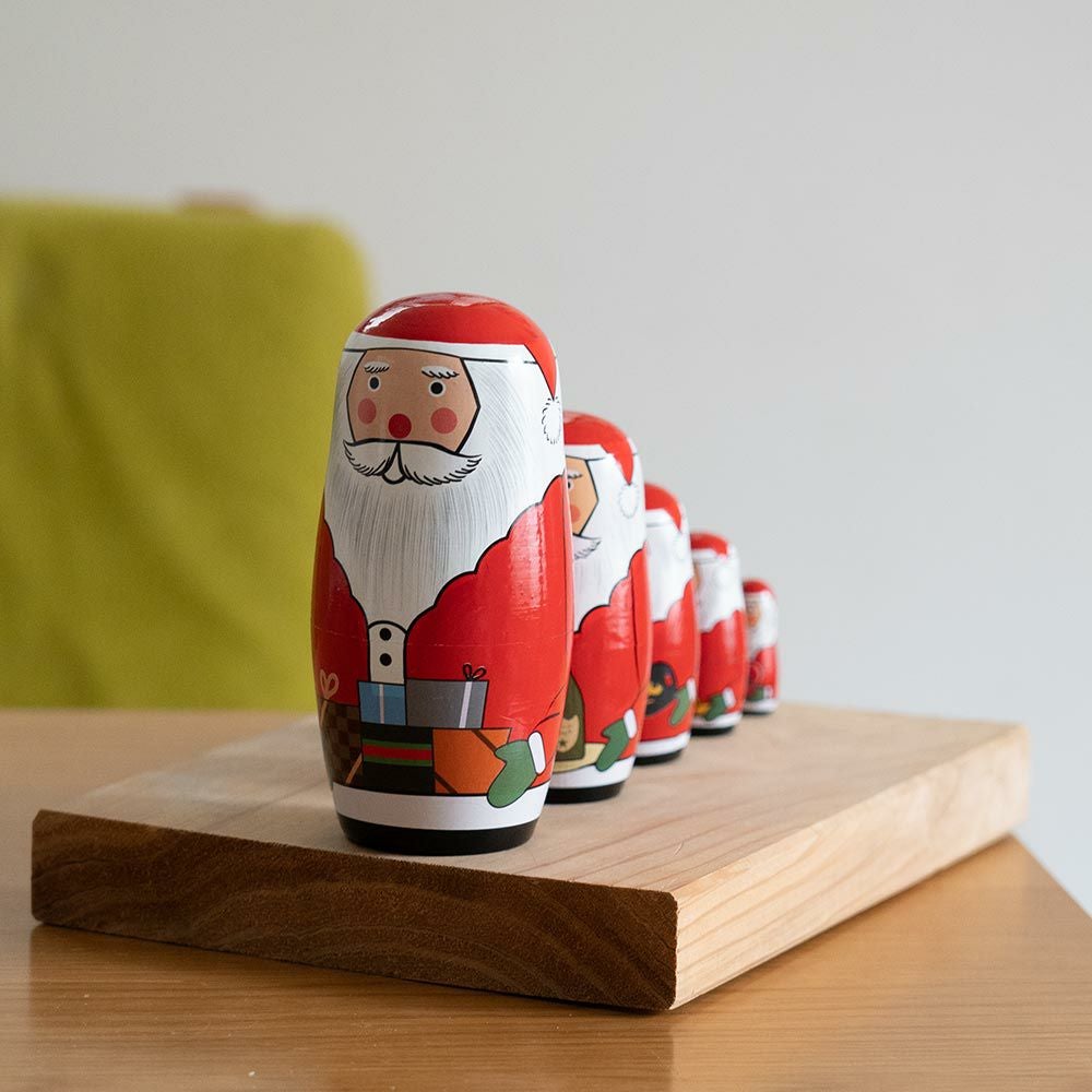 SANTACRYOSHKALOVEマトリョーシカサンタクロースクリスマスDETAILオブジェ北欧