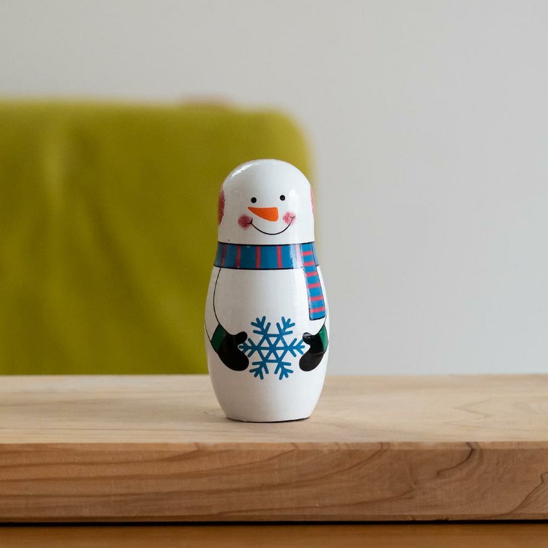 SNOWMANFAMILYマトリョーシカスノーマンファミリーDETAIL雪だるまオブジェ北欧