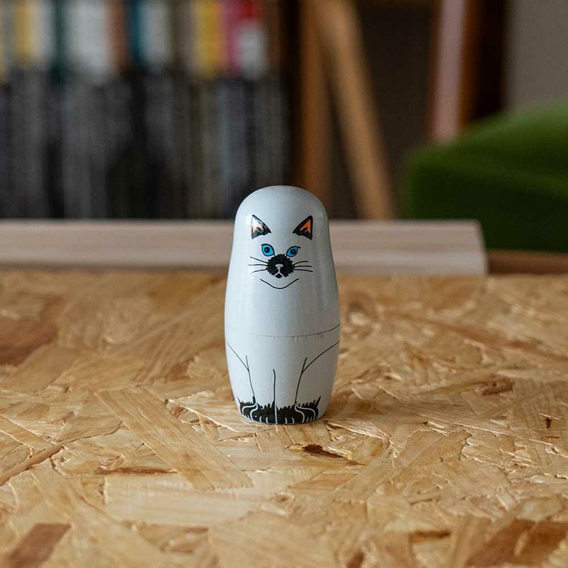 マトリョーシカFeline5MIDORIKOMATSUDETAILオブジェ猫置物
