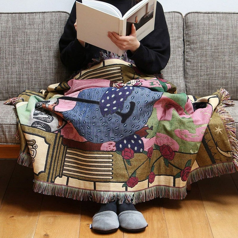 DETAILOAXThrowketメキシコラグブランケット